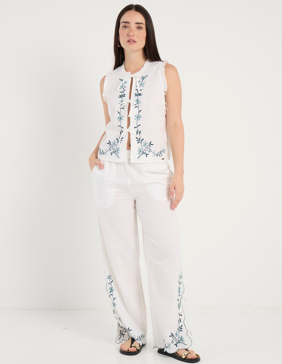 Pantalón palazzo para mujer 4