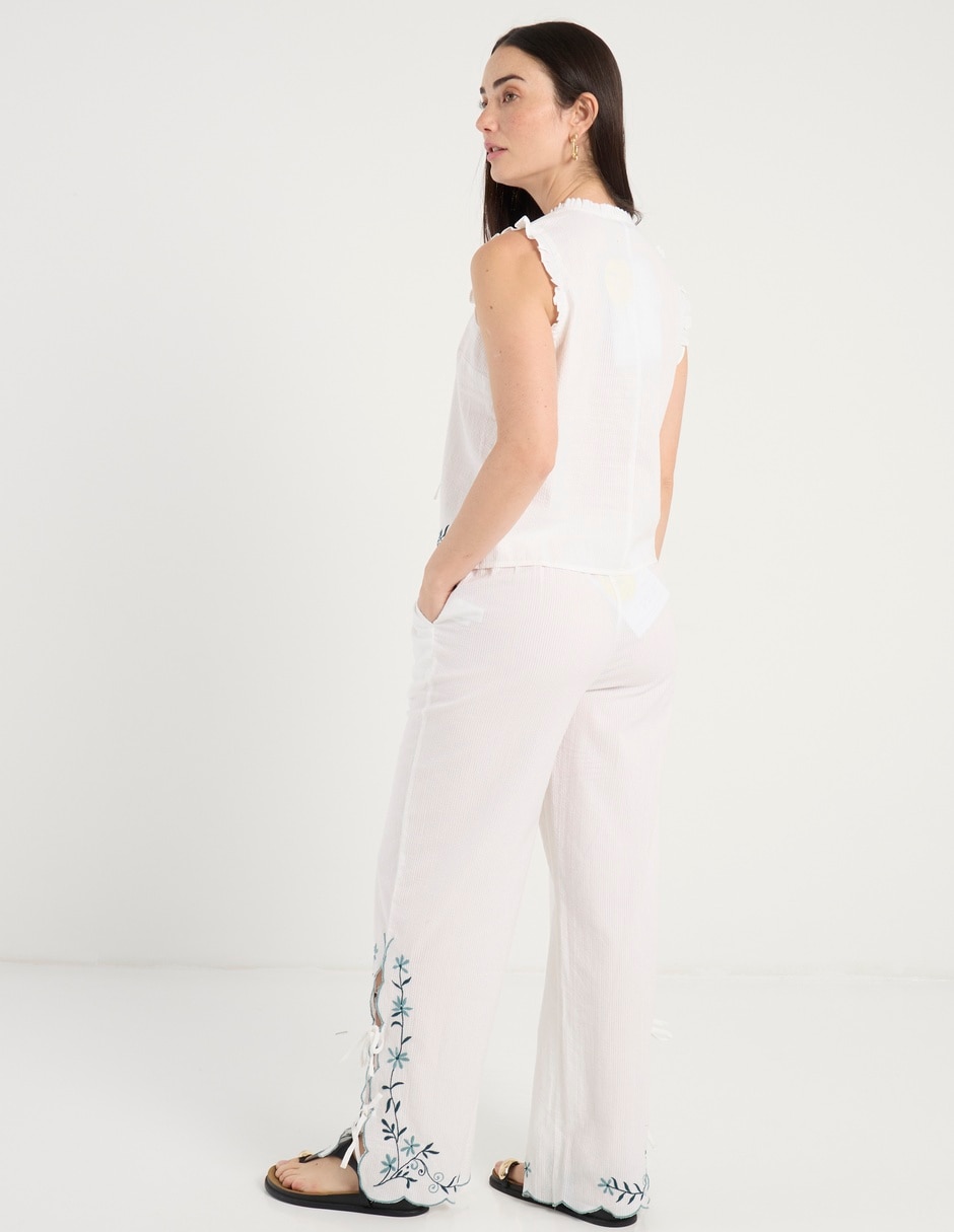 Pantalón palazzo para mujer 6