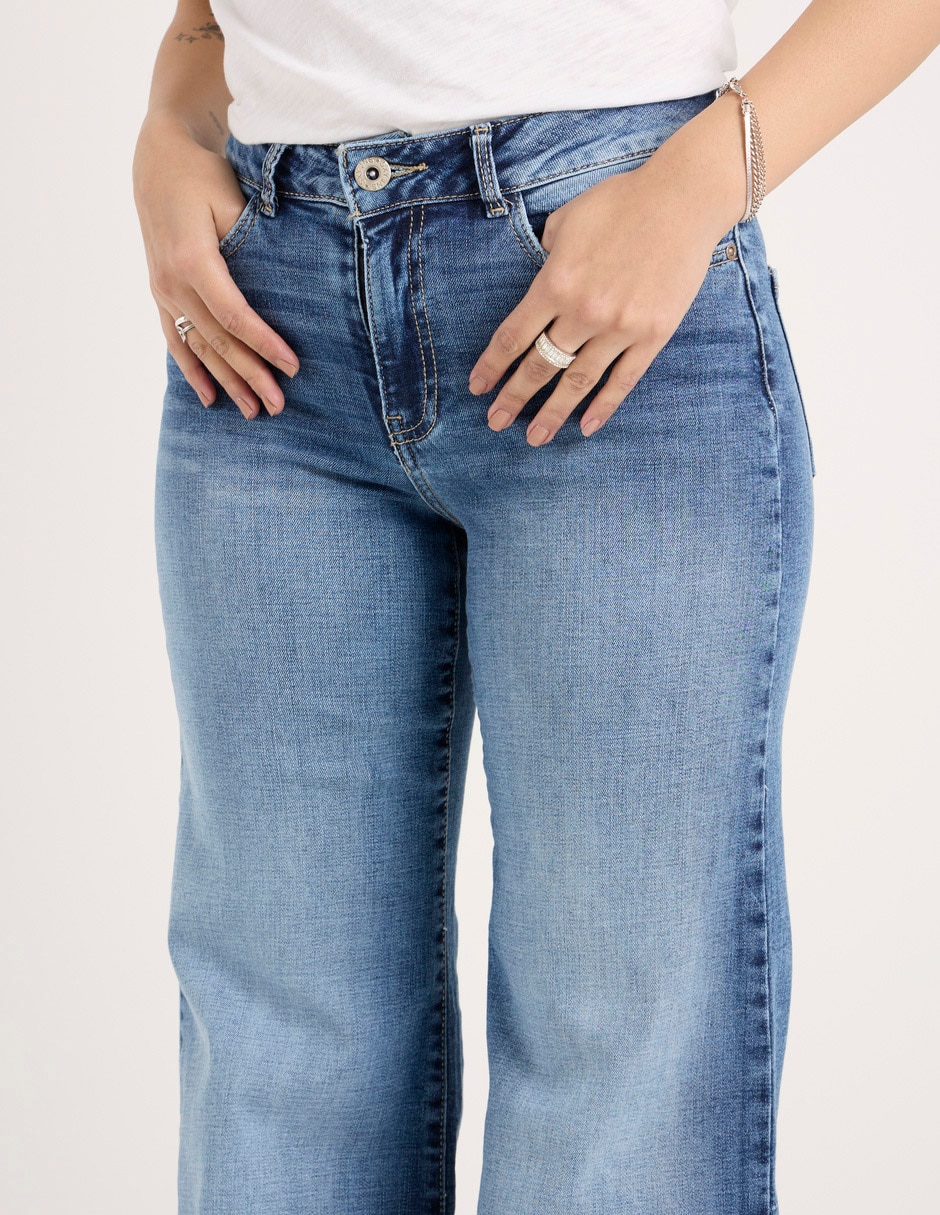 Jeans wide leg para mujer 7
