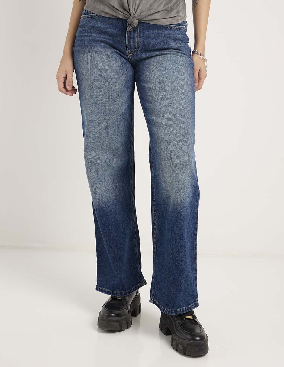 Jeans straight para mujer 1