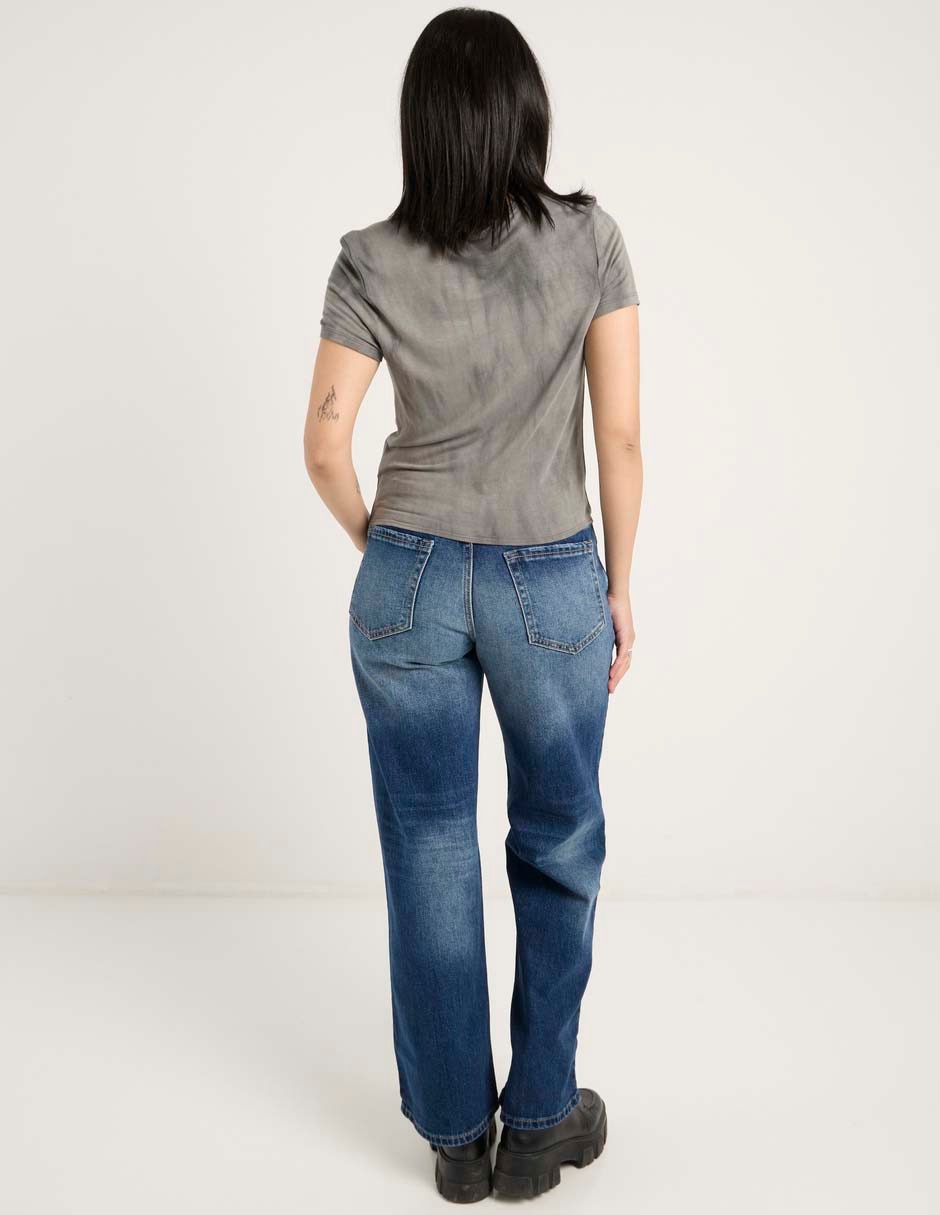 Jeans straight para mujer 5