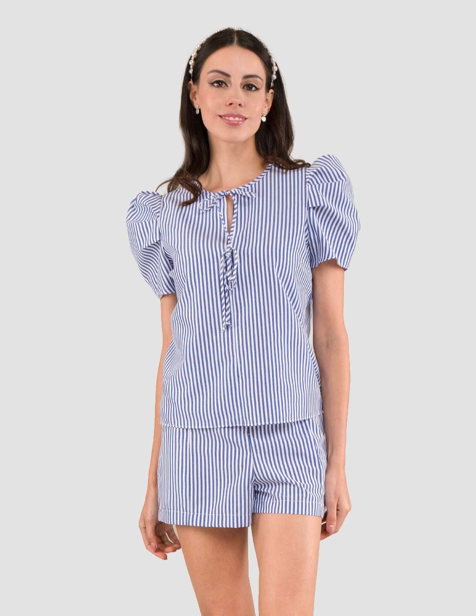 Blusa manga corta para mujer 1