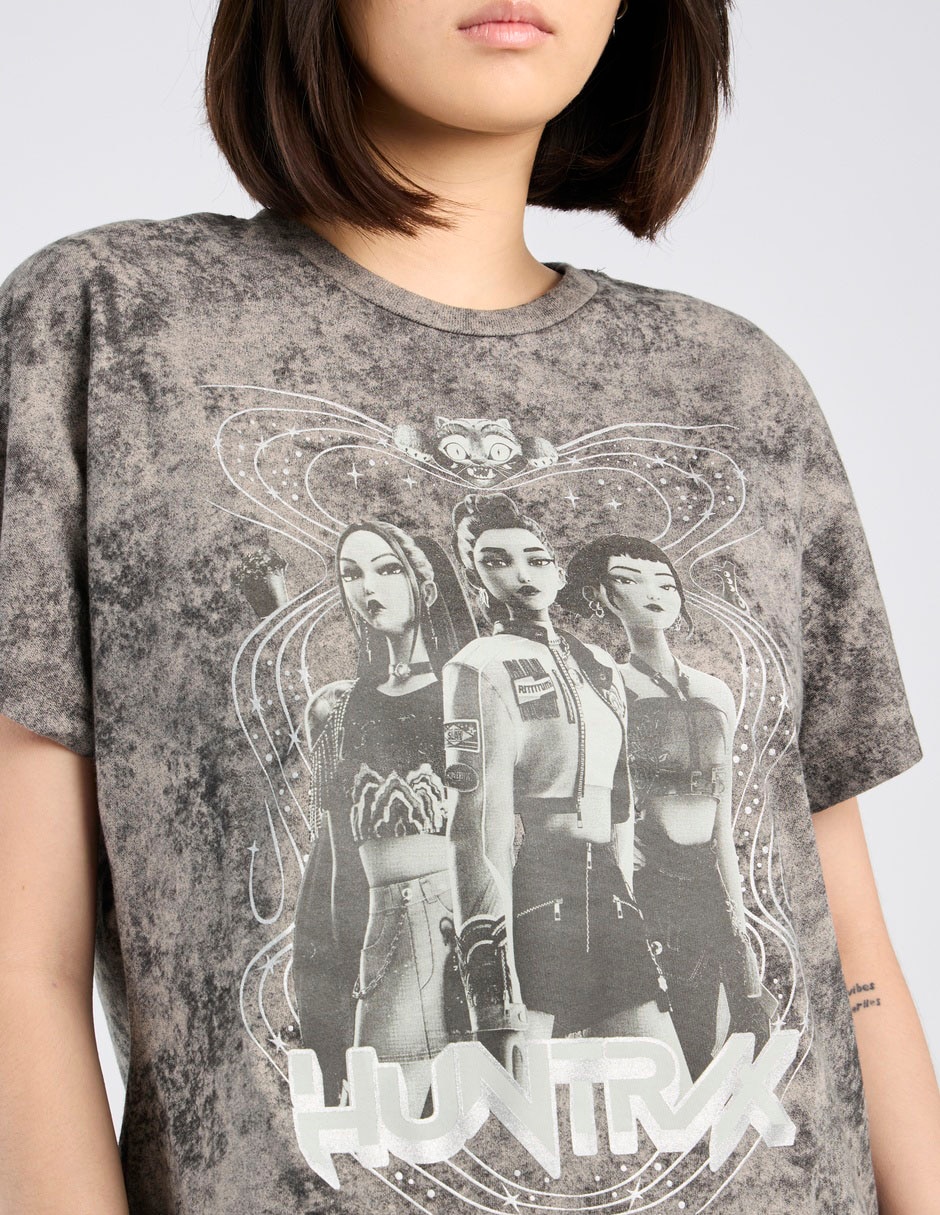 Playera manga corta cuello redondo para mujer 10