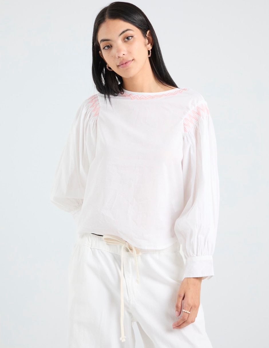 Blusa manga corta para mujer 2