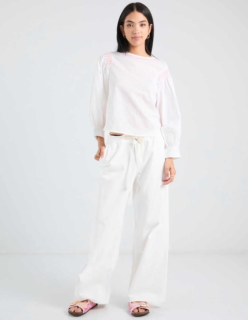 Blusa manga corta para mujer 3