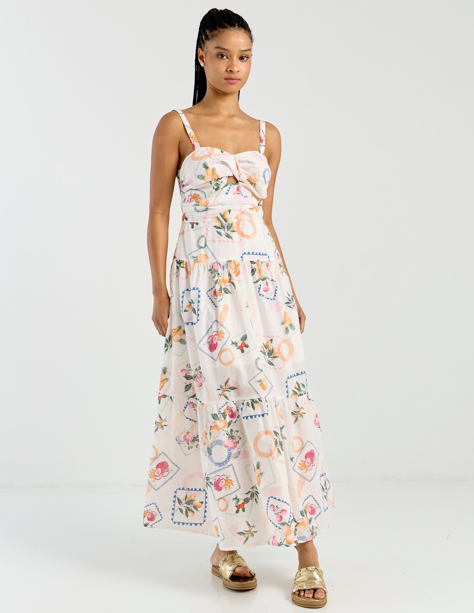 Vestido largo casual para mujer 1