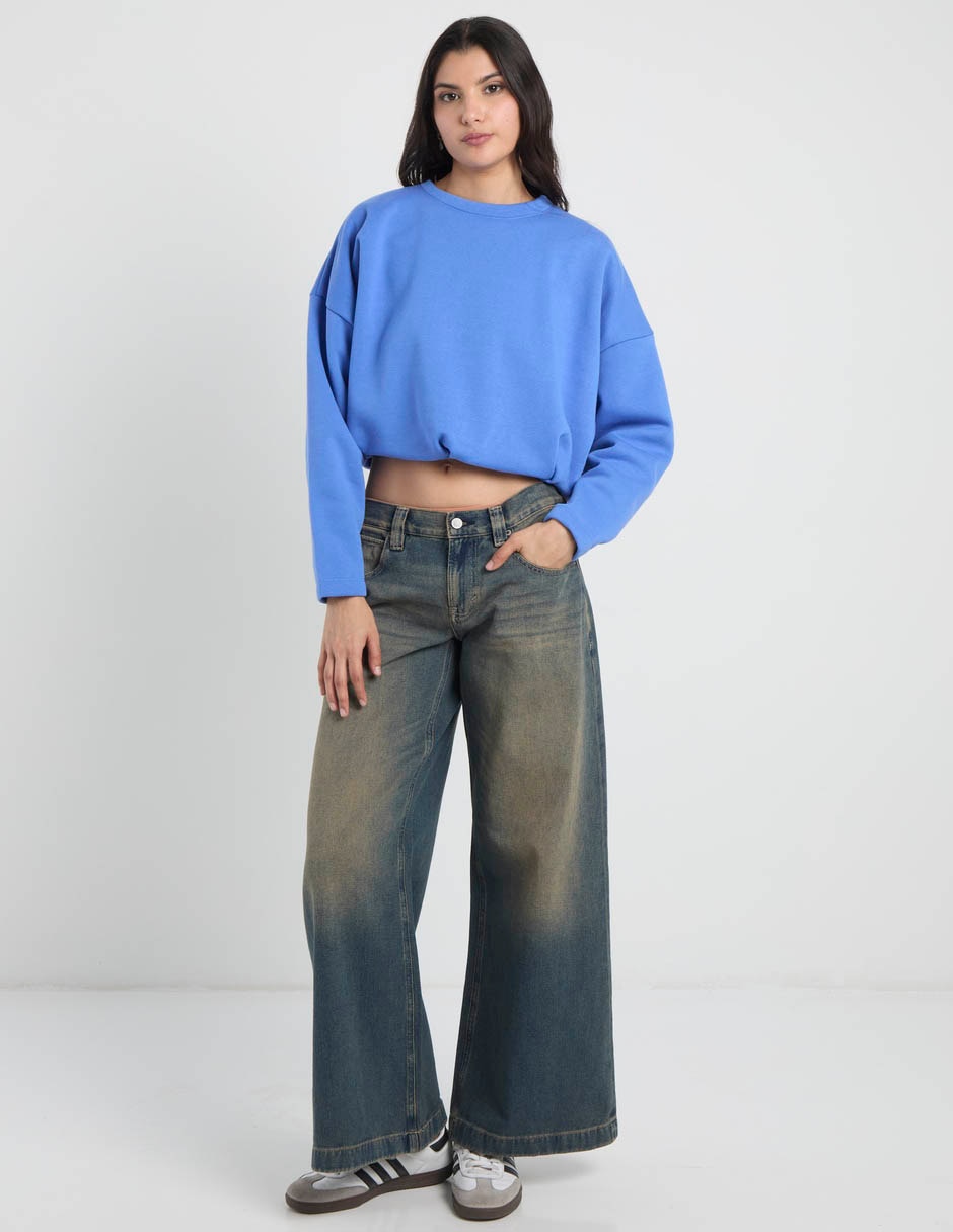Jeans acampanado pacsun corte cintura para mujer