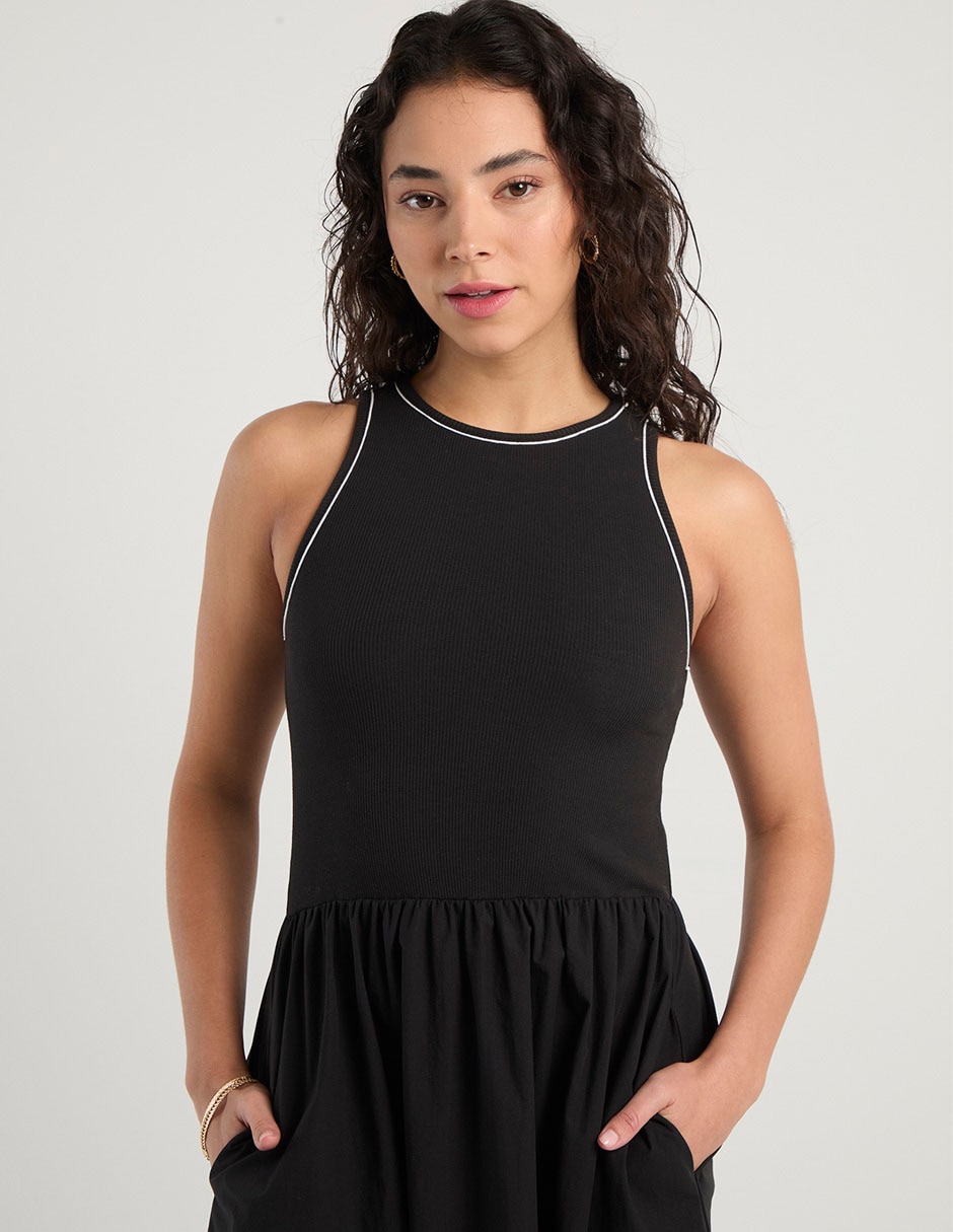 Vestido largo casual para mujer