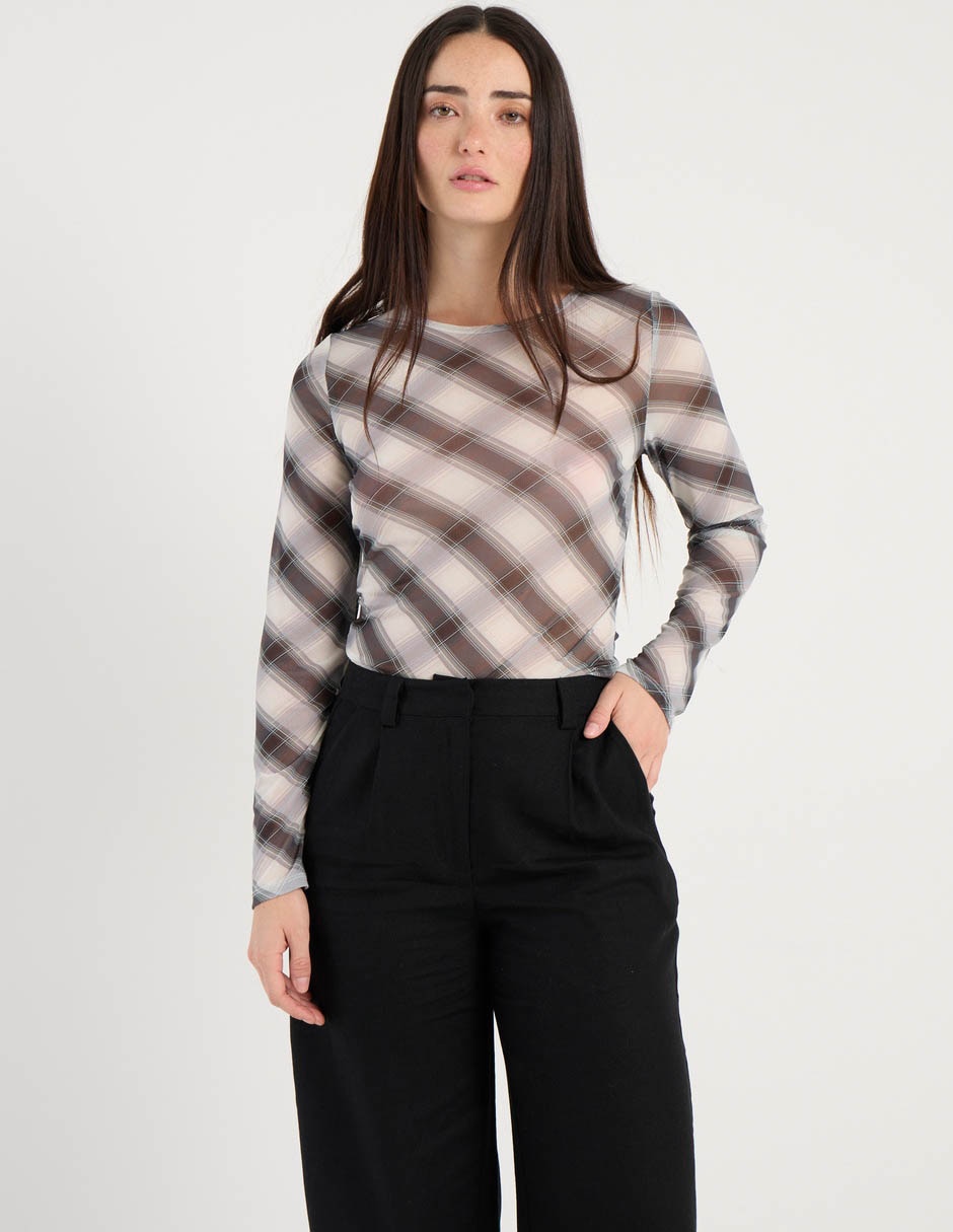 Blusa manga larga para mujer 7