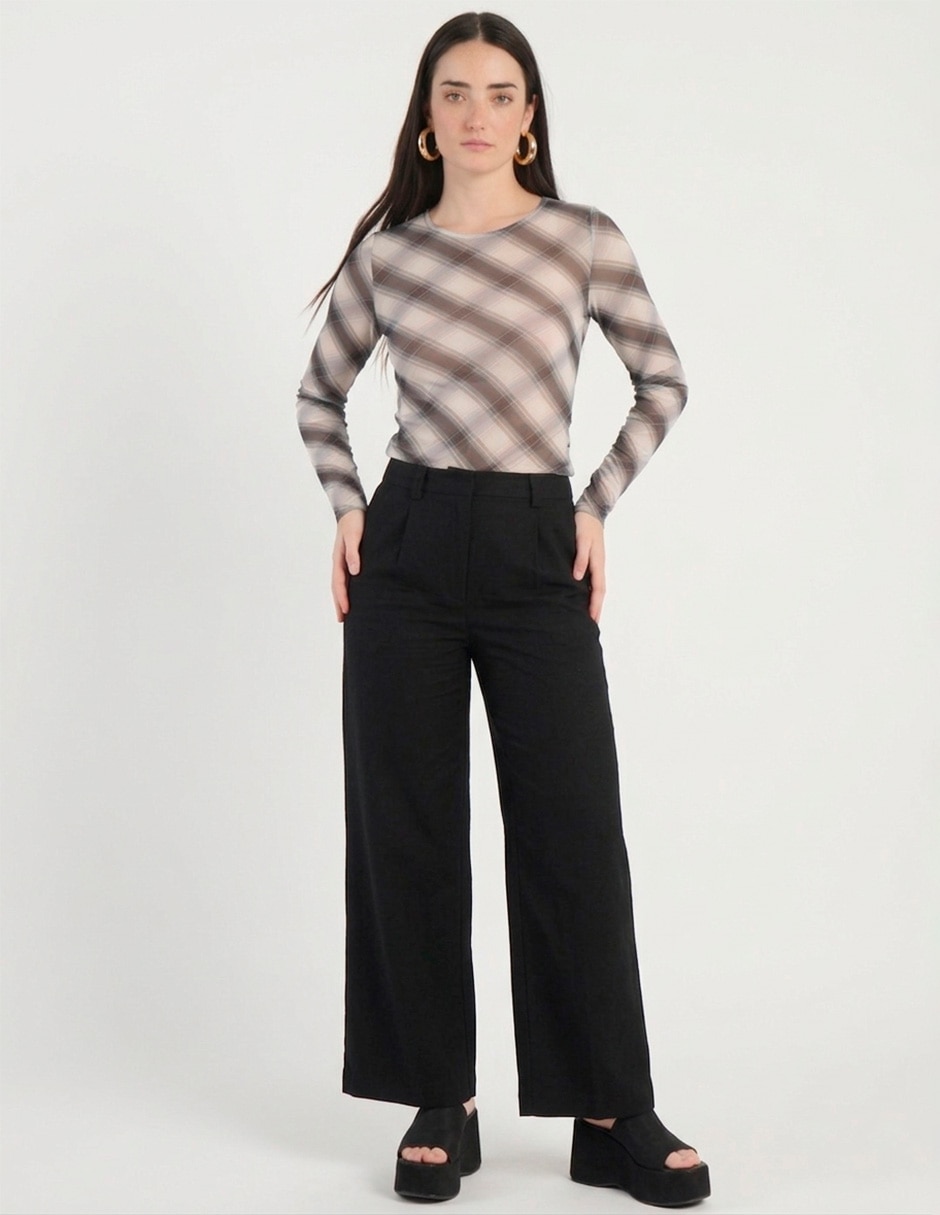 Blusa manga larga para mujer 8
