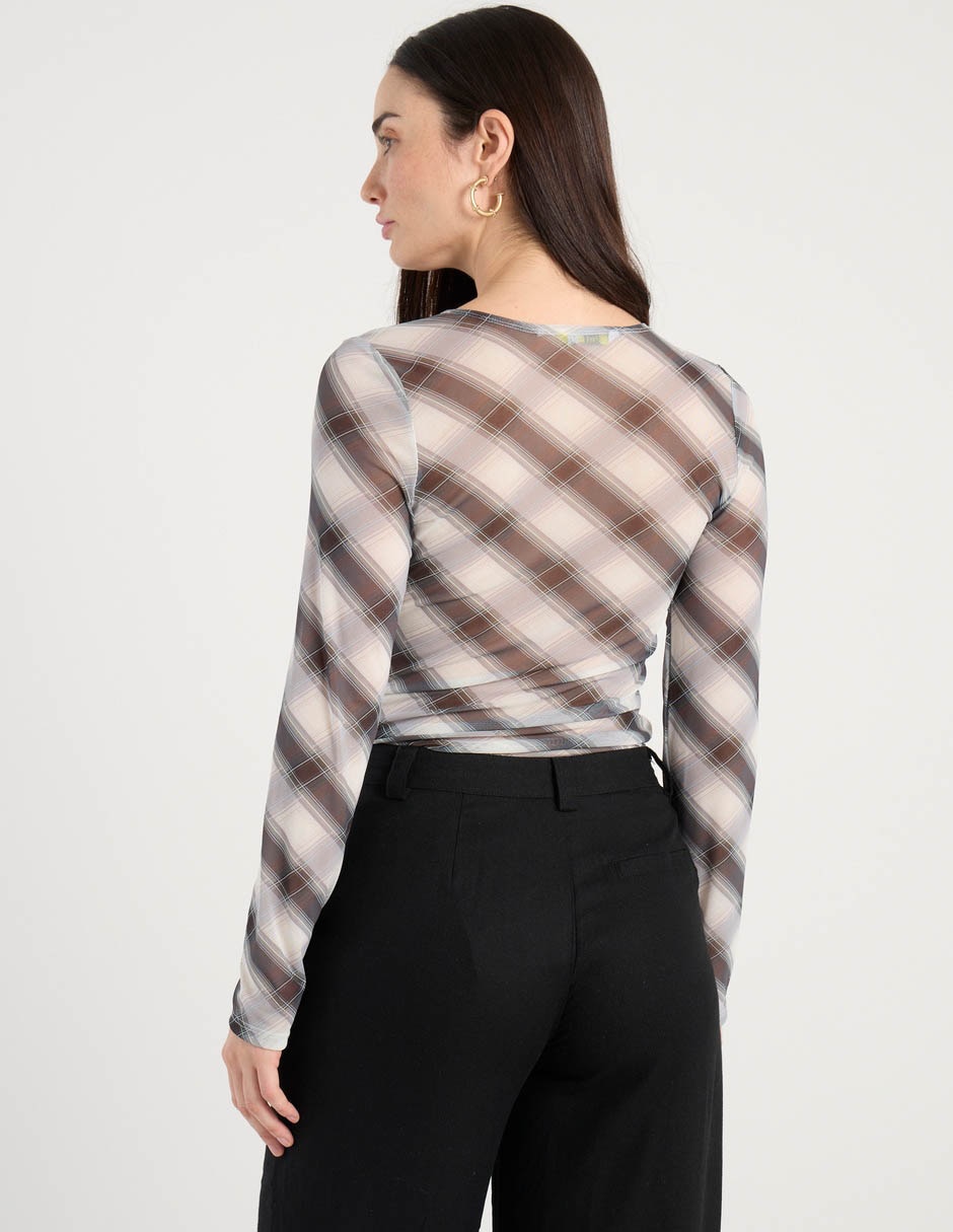 Blusa manga larga para mujer 11