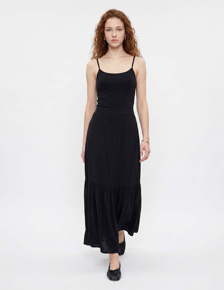 Falda midi That´s It a la cintura