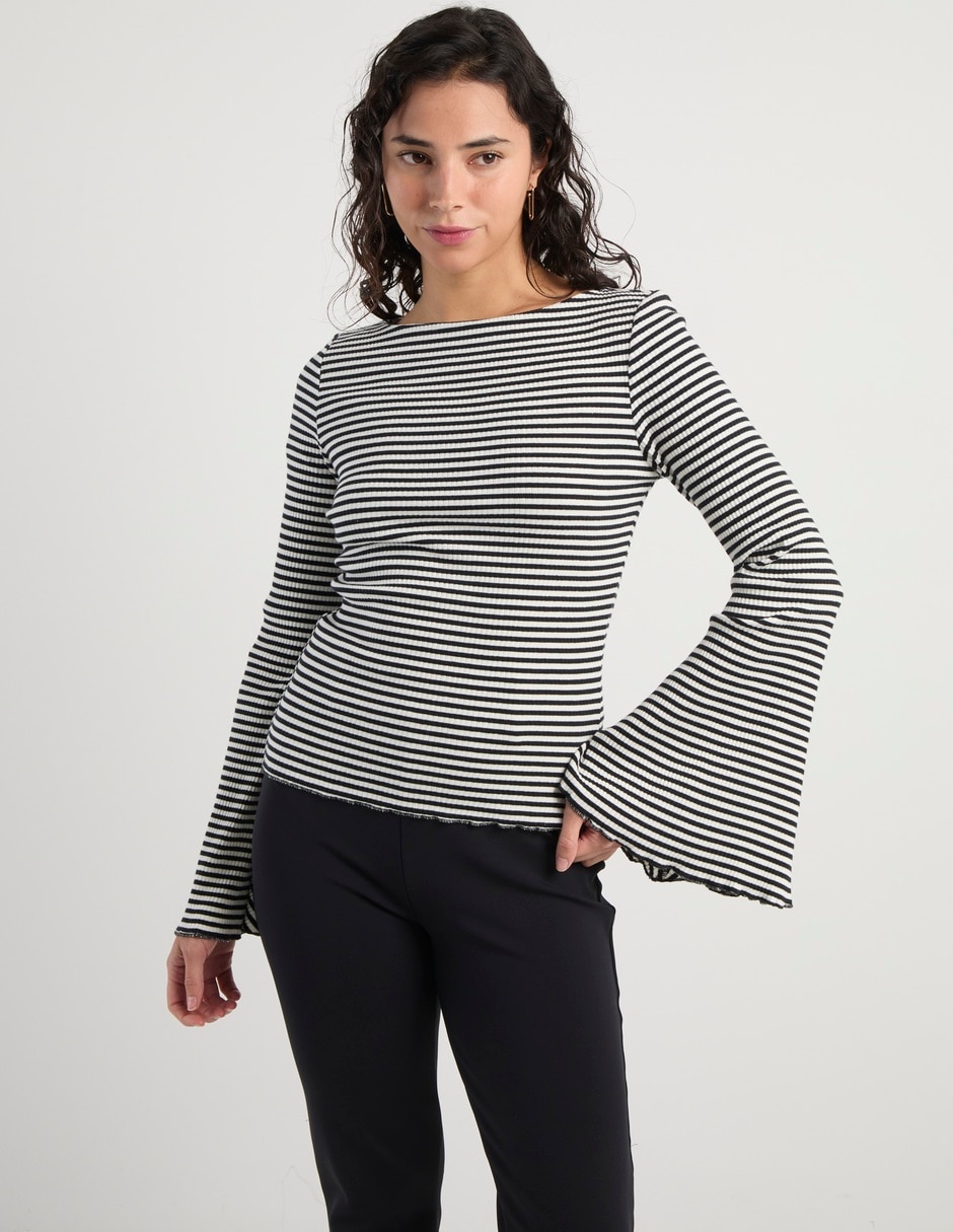 Blusa manga larga para mujer 1