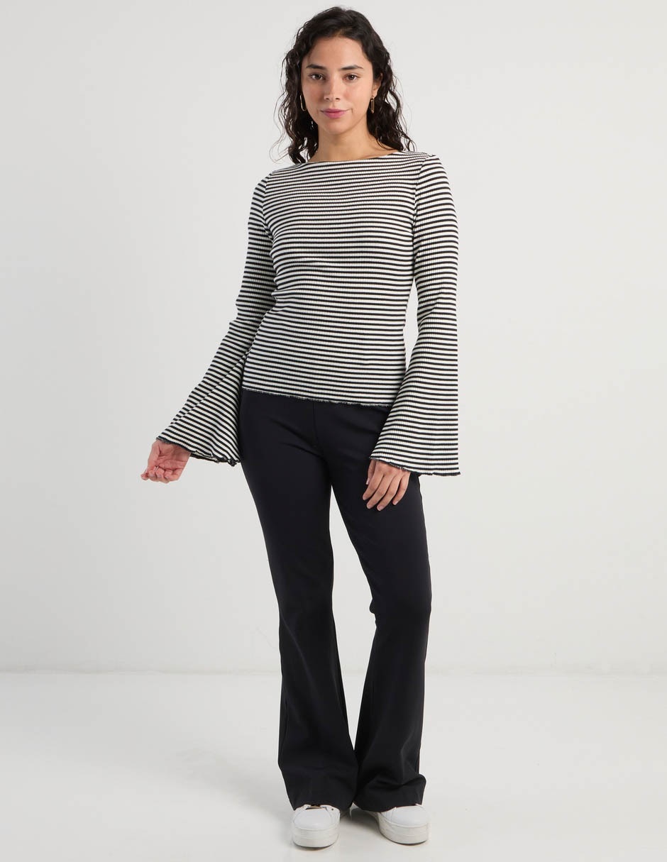 Blusa manga larga para mujer 8