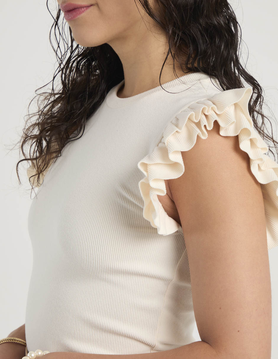 Blusa manga corta para mujer 11