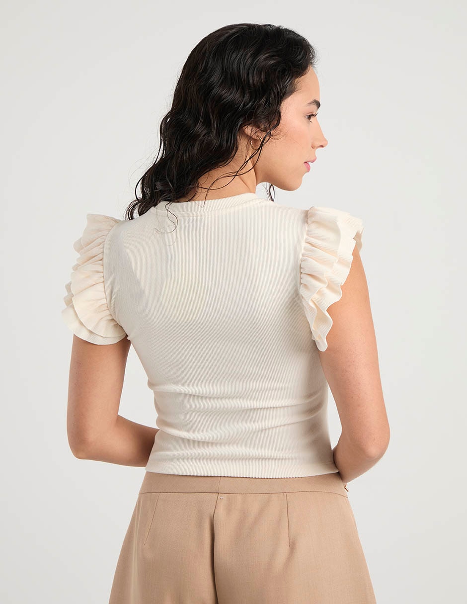 Blusa manga corta para mujer 12