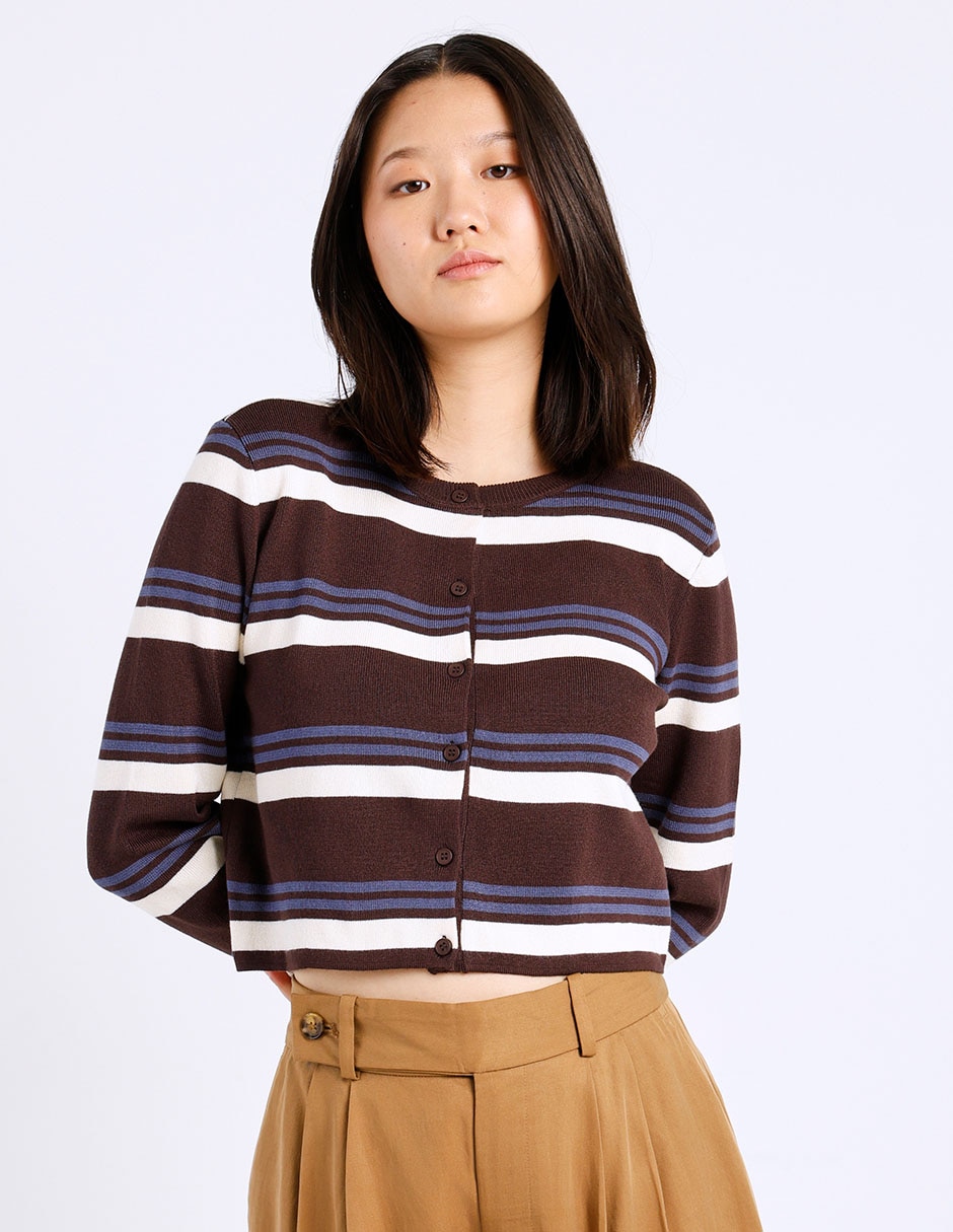 Suéter cuello redondo para mujer 2