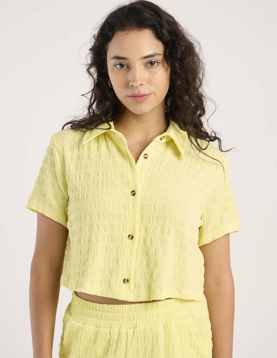 Blusa manga corta para mujer 7