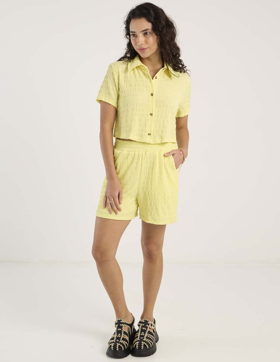 Blusa manga corta para mujer 8