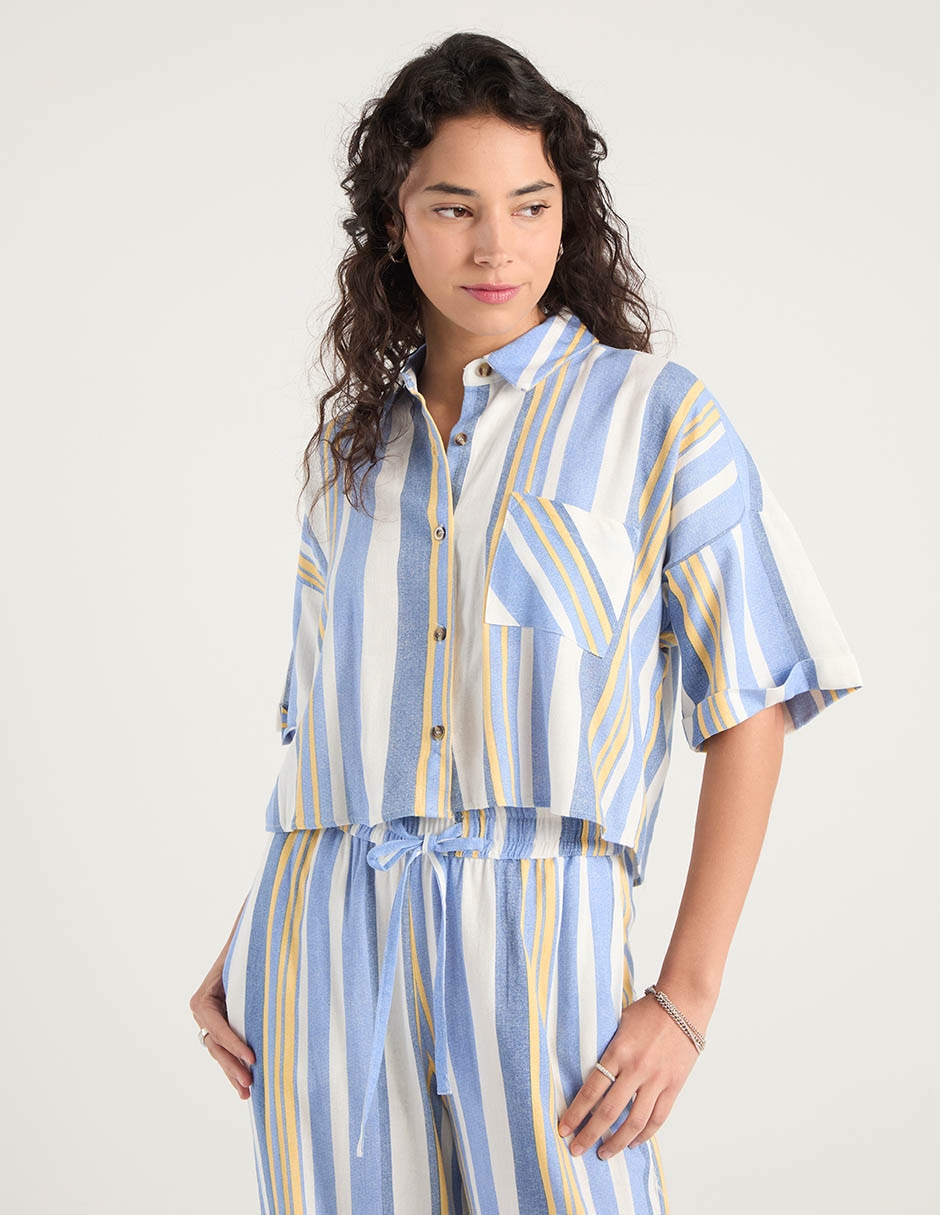Blusa manga corta para mujer 1
