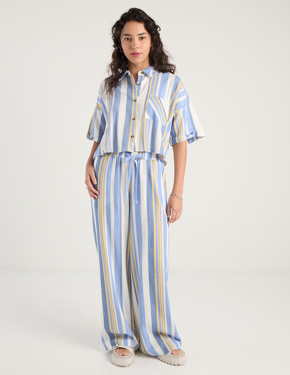 Blusa manga corta para mujer 8