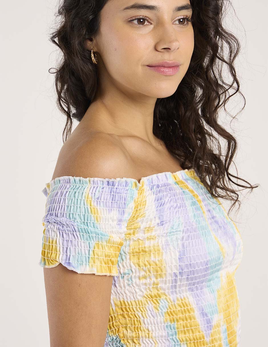 Blusa manga corta para mujer 9