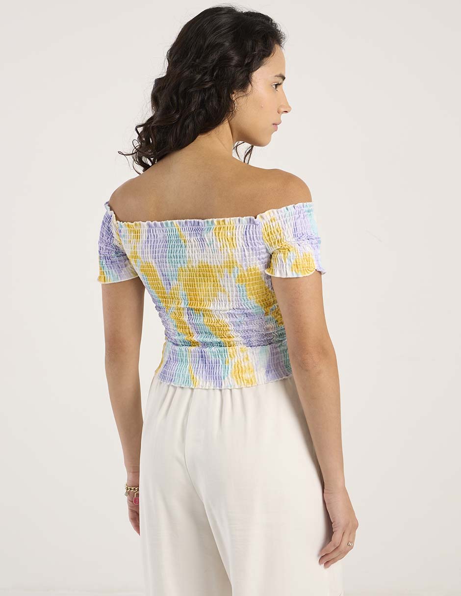 Blusa manga corta para mujer 11