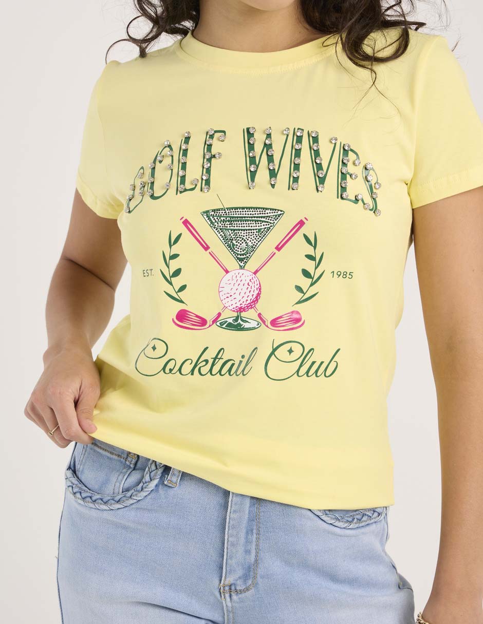 Playera manga corta playera cuello redondo para mujer 11