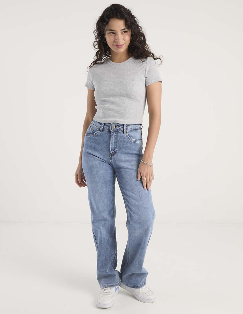 Jeans carpenter straight para mujer 1