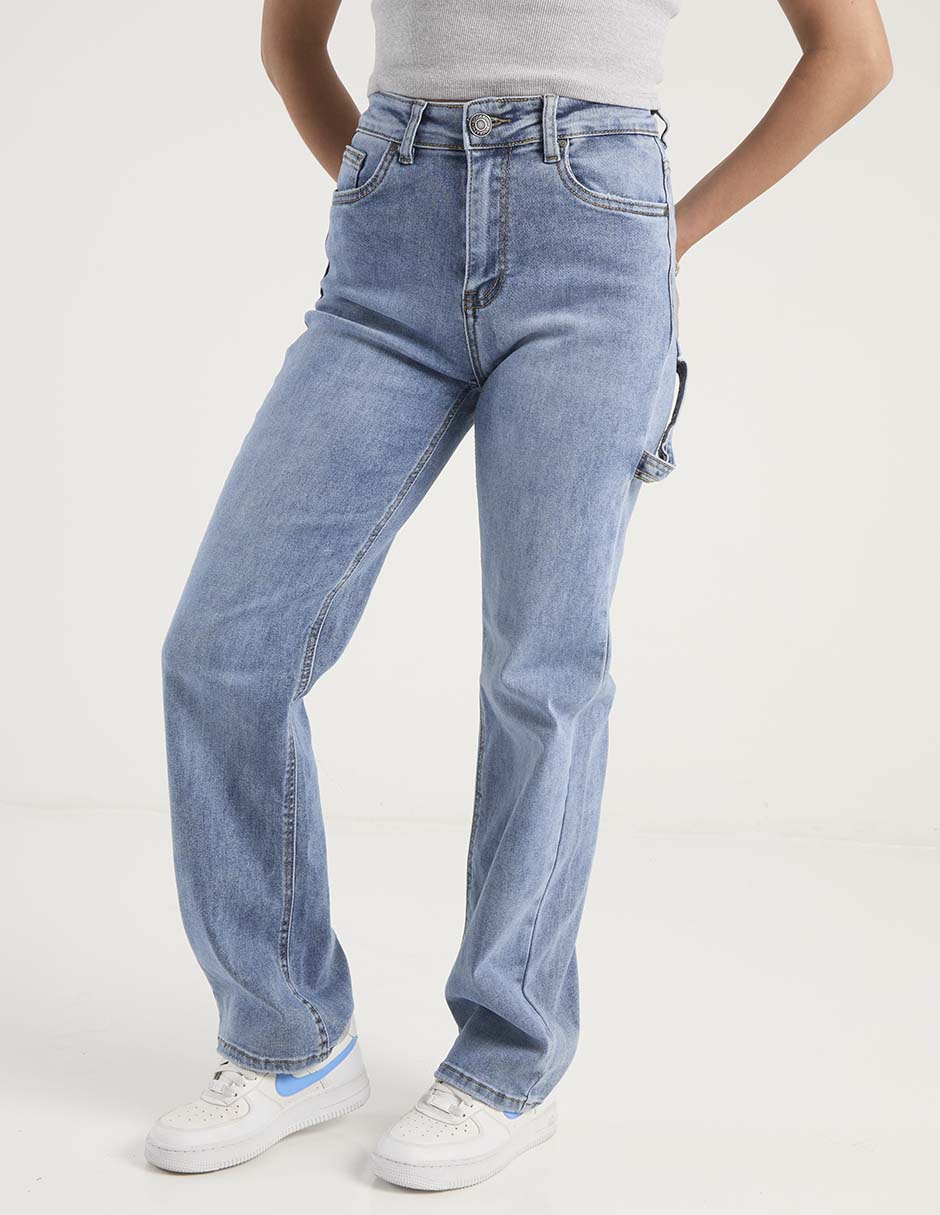 Jeans carpenter straight para mujer 7