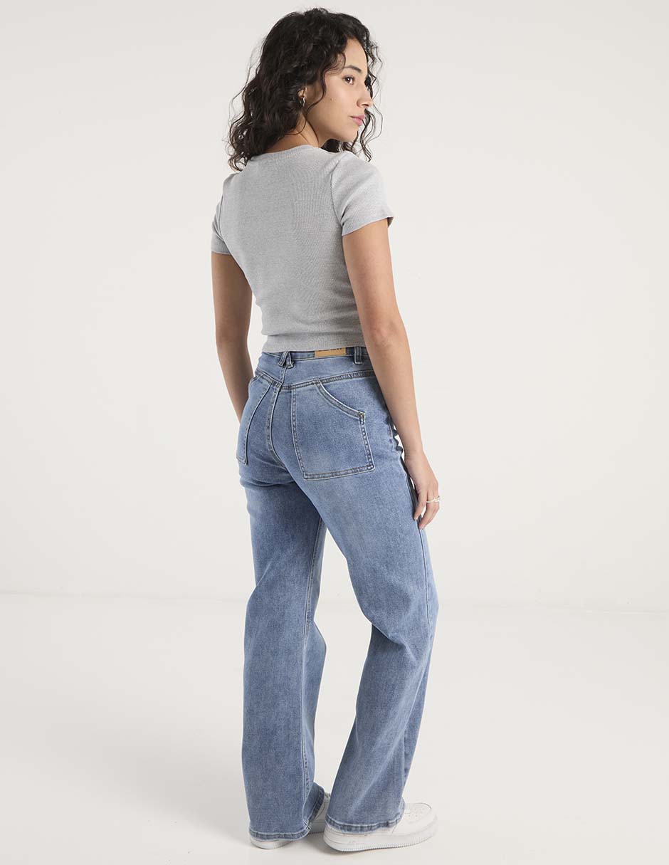 Jeans carpenter straight para mujer 11
