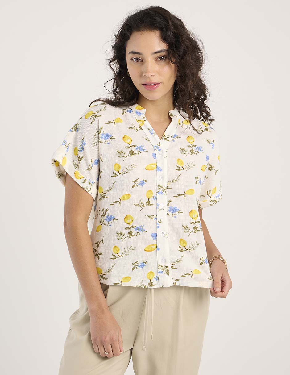 Blusa manga corta para mujer 1