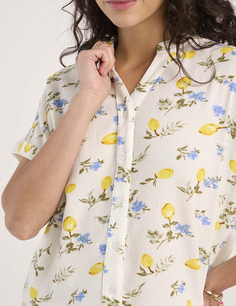 Blusa manga corta para mujer 9