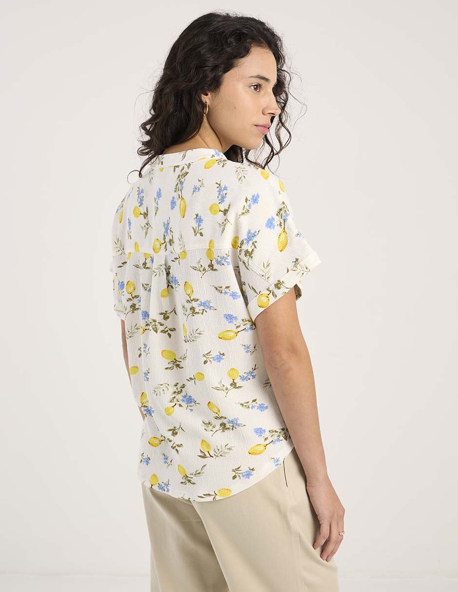 Blusa manga corta para mujer 11