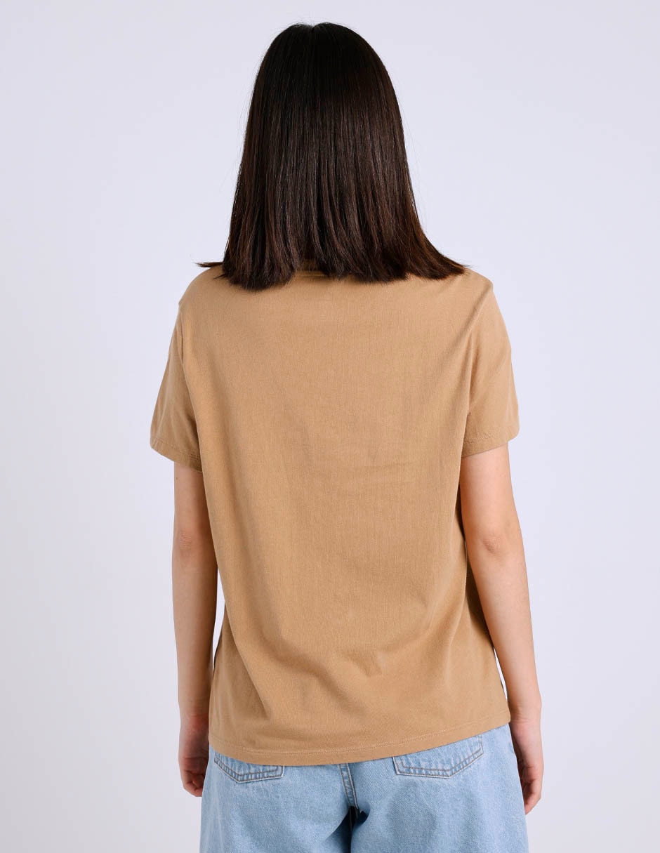 Playera manga corta cuello redondo para mujer 6
