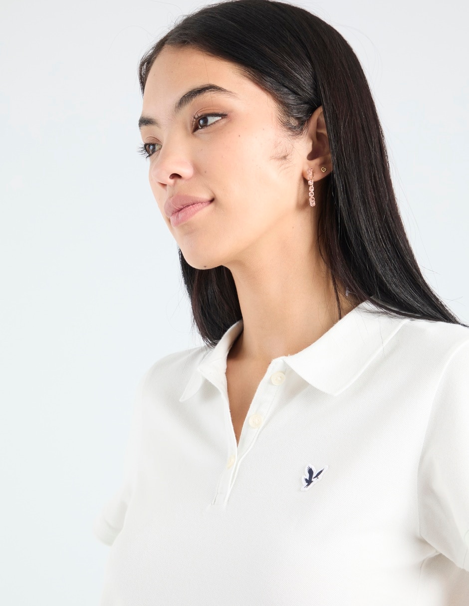 Playera tipo polo american eagle para mujer