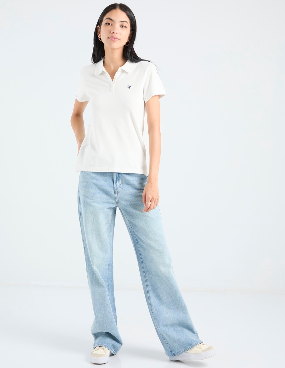Playera tipo polo para mujer 3