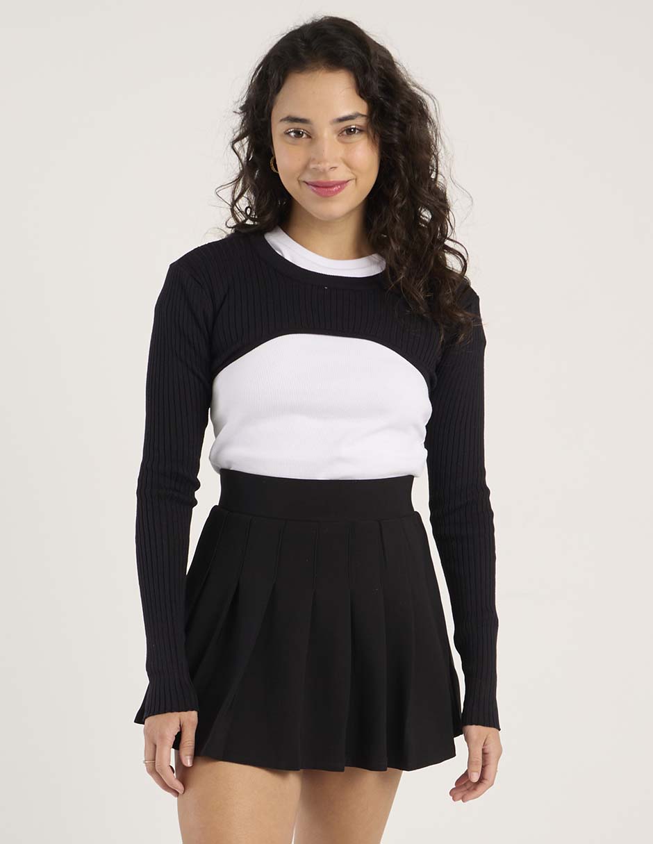 Blusa manga larga para mujer 7