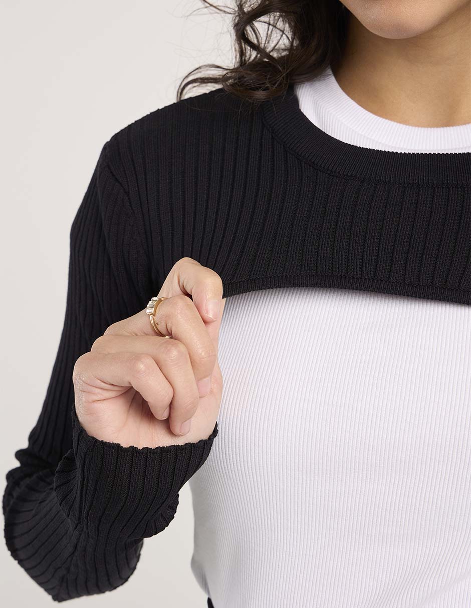 Blusa manga larga para mujer 10