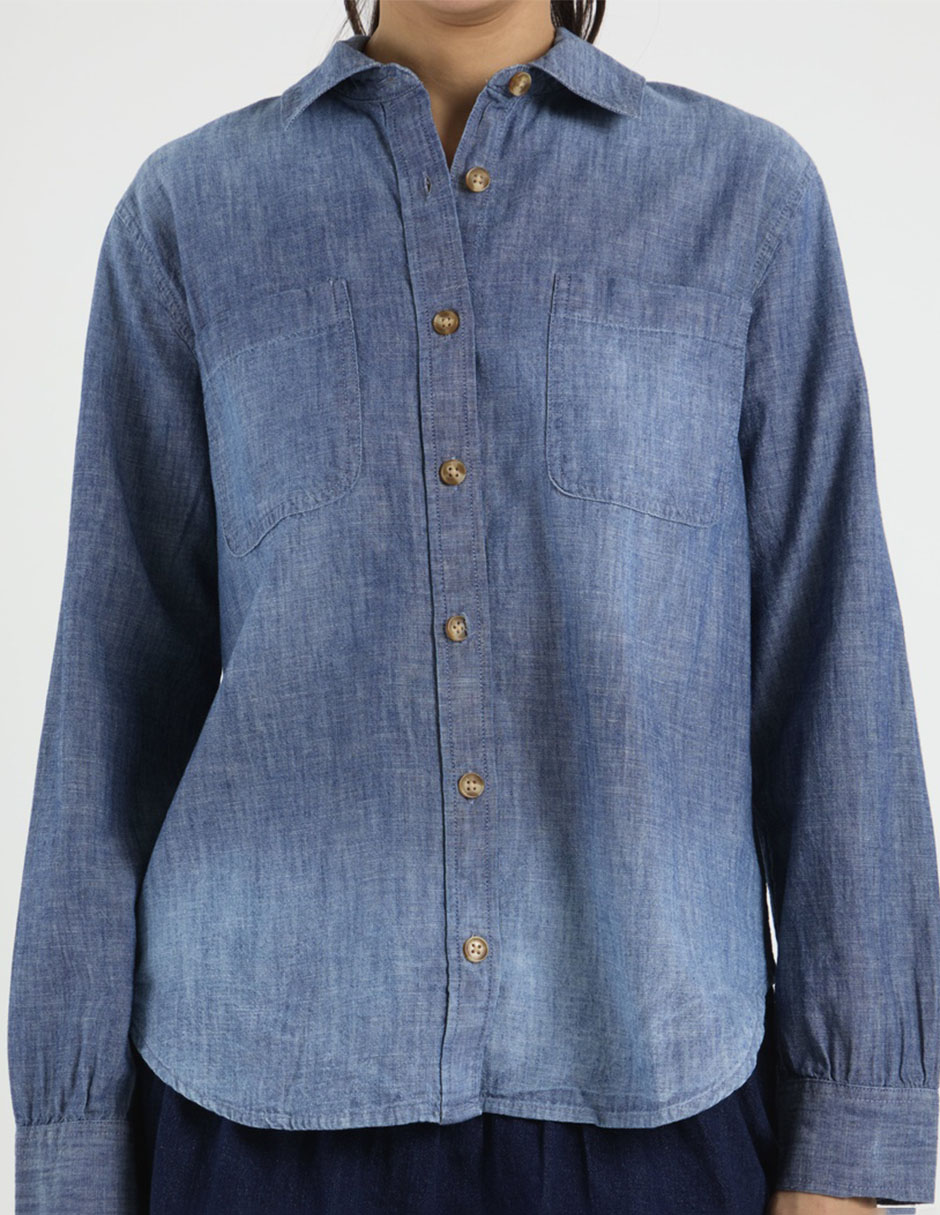 Blusa American Eagle manga larga para mujer