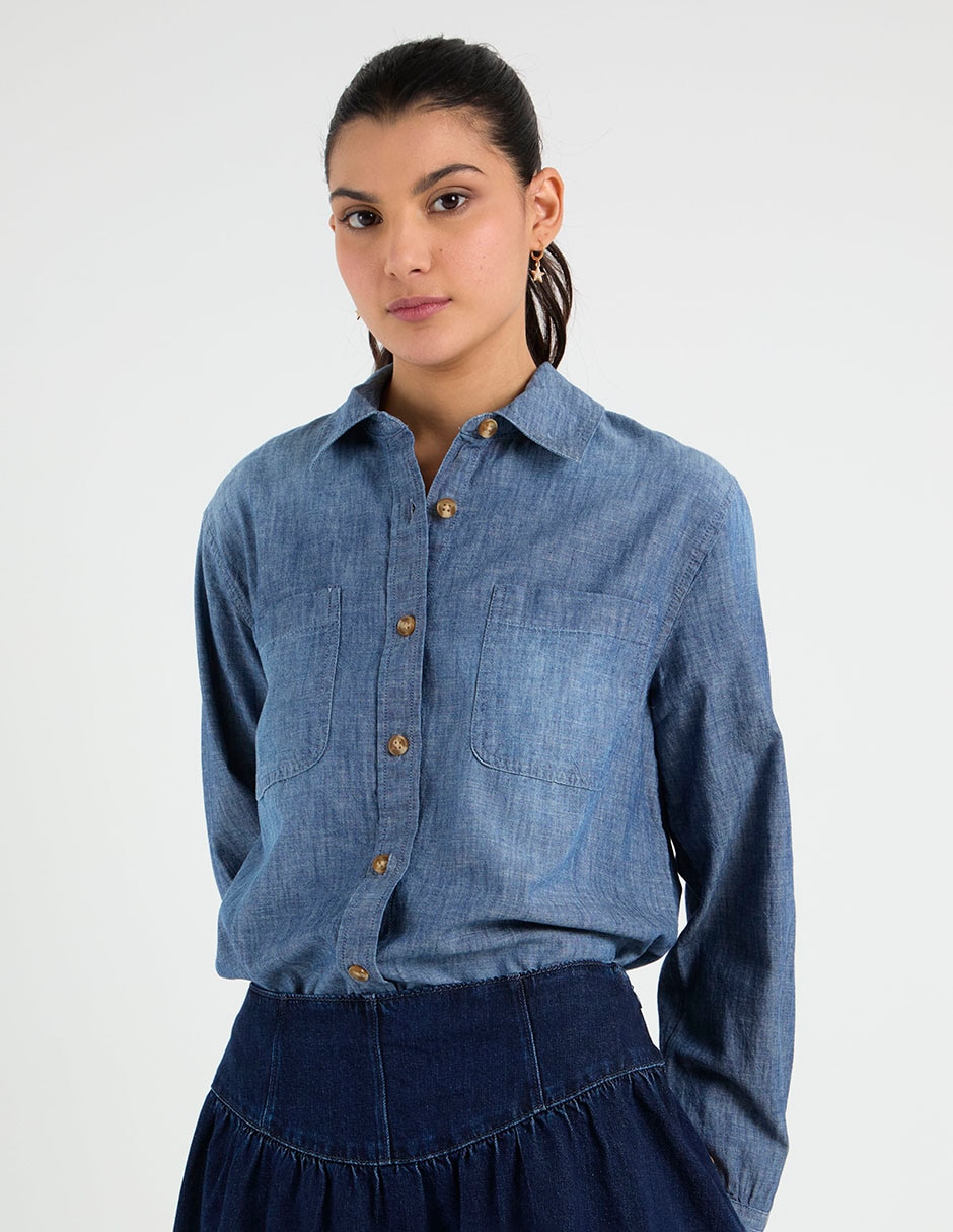 Blusa manga larga para mujer Blusa manga larga para mujer