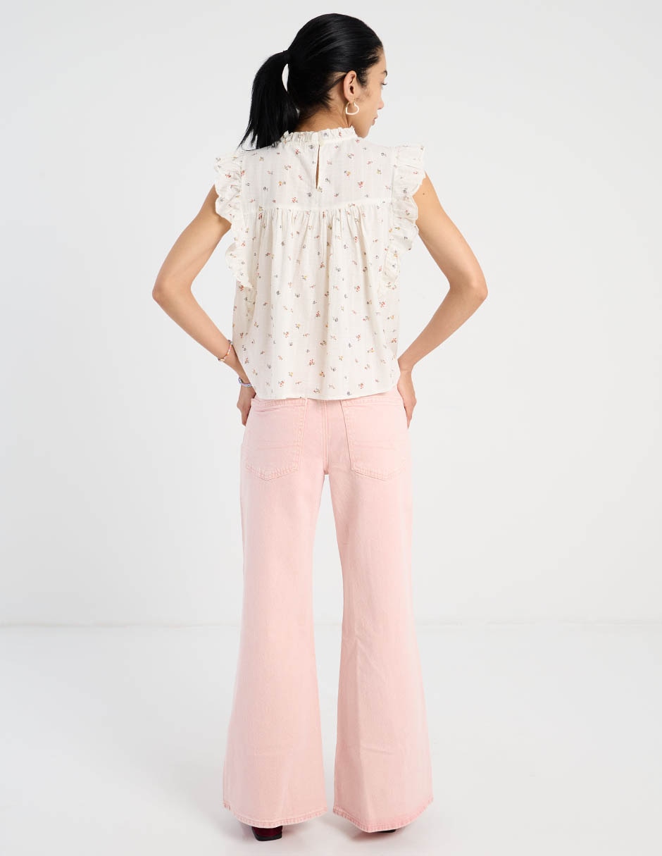 Jogger flare American Eagle flare corte cintura para mujer