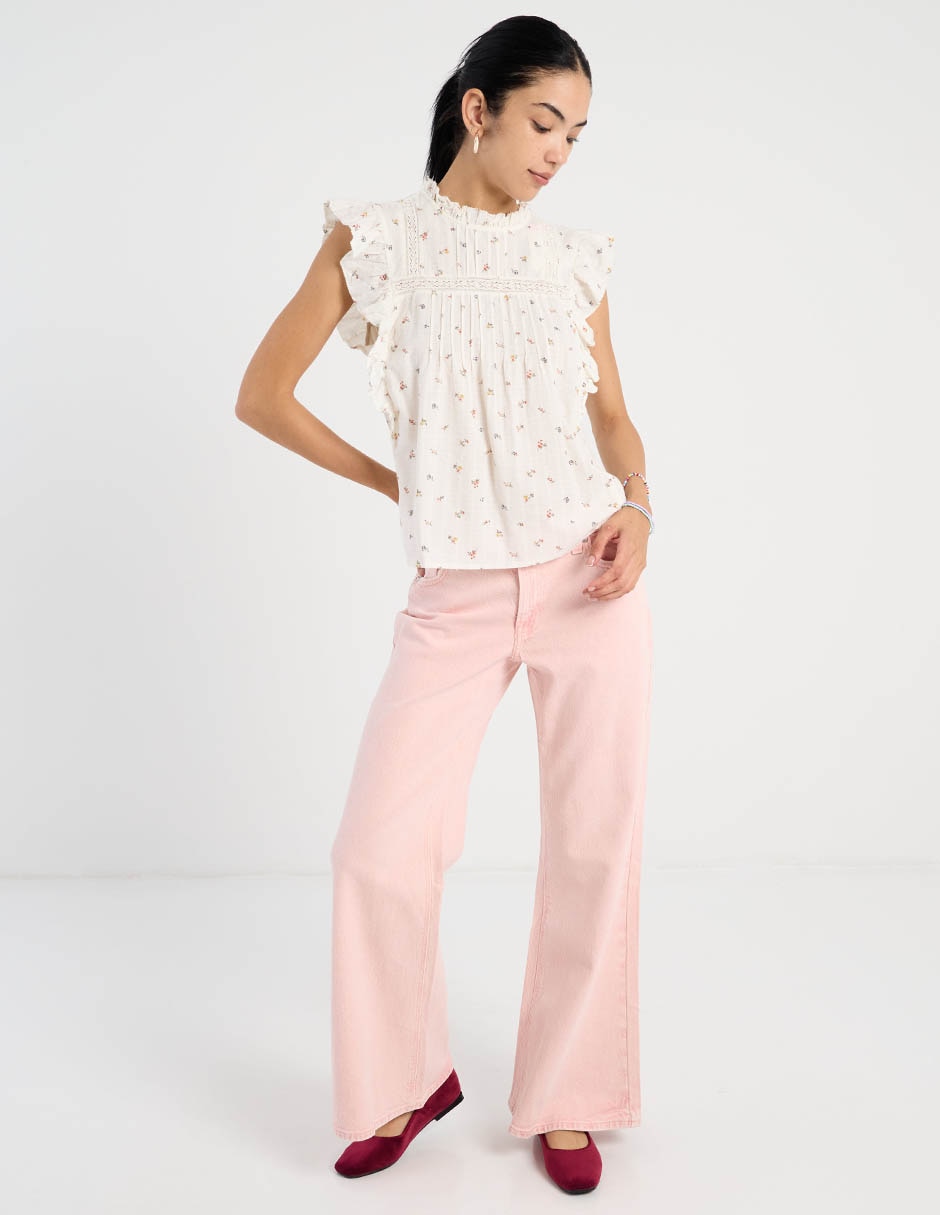 Jogger flare American Eagle flare corte cintura para mujer