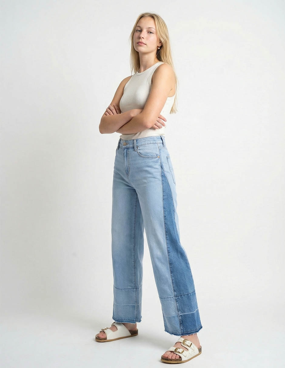 Jeans wide leg para mujer 4