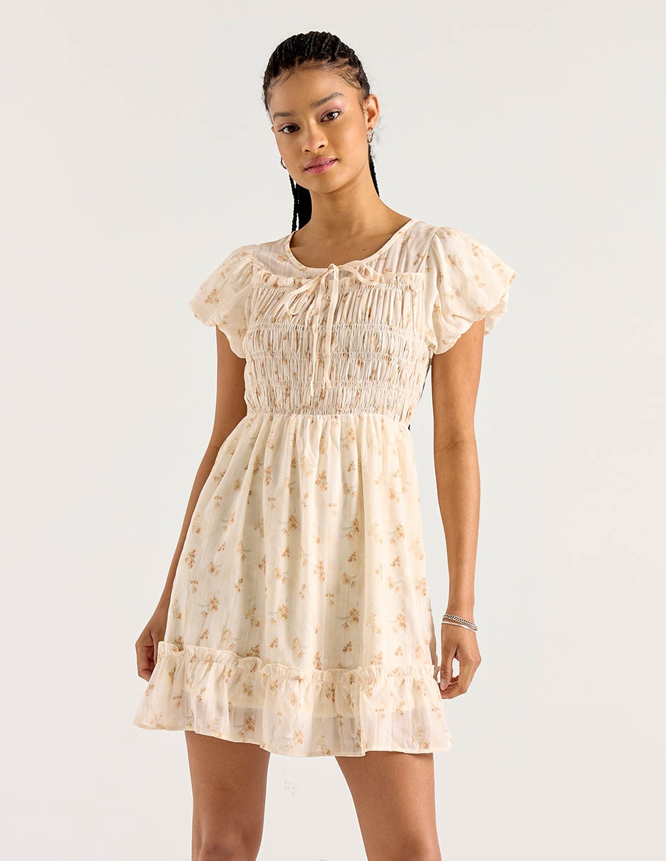 Vestido corto casual para mujer