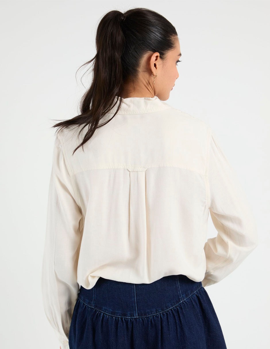 Blusa manga larga para mujer 6