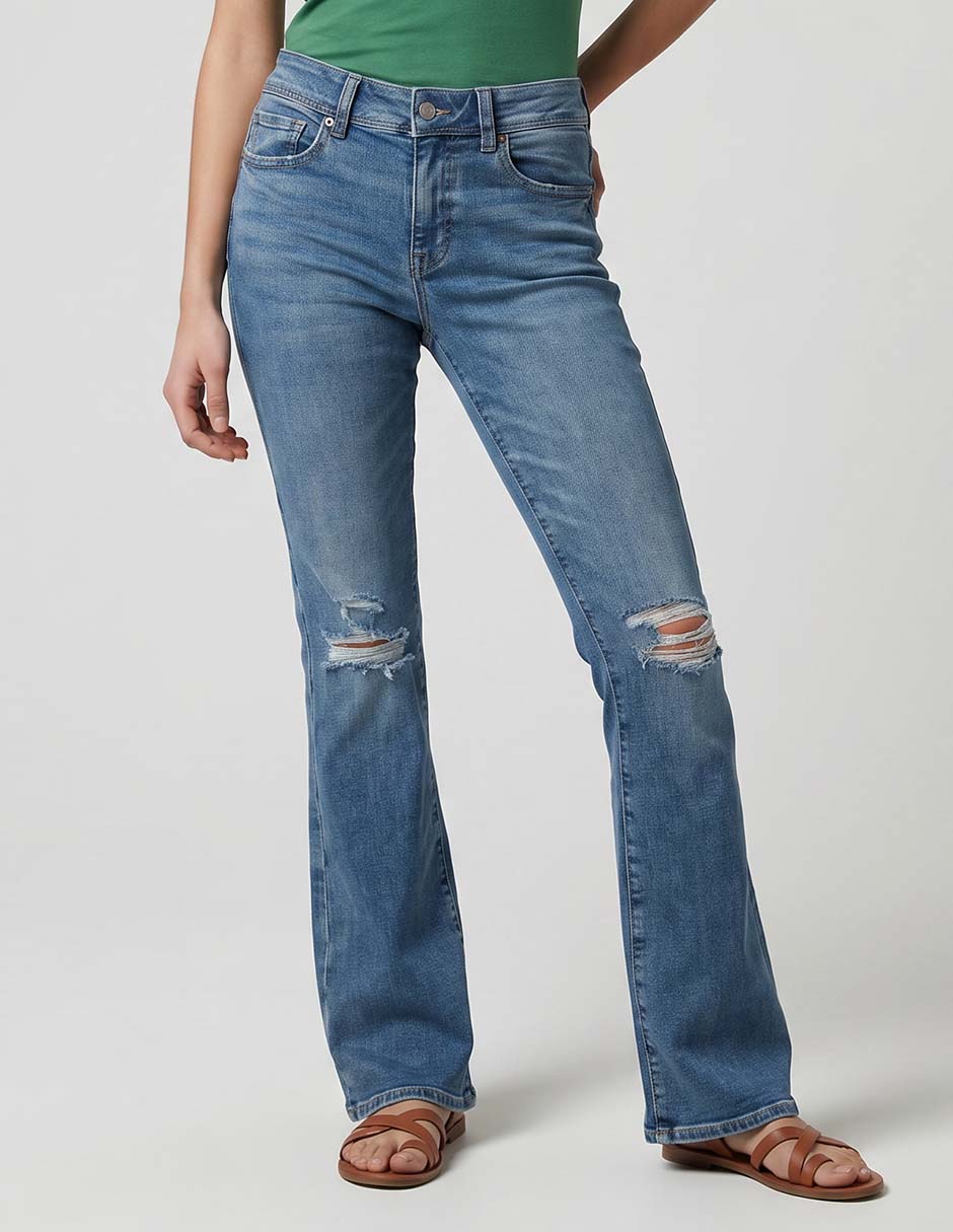 Jeans regular boot american eagle wmns kick boot d ae jeans corte cintura para mujer