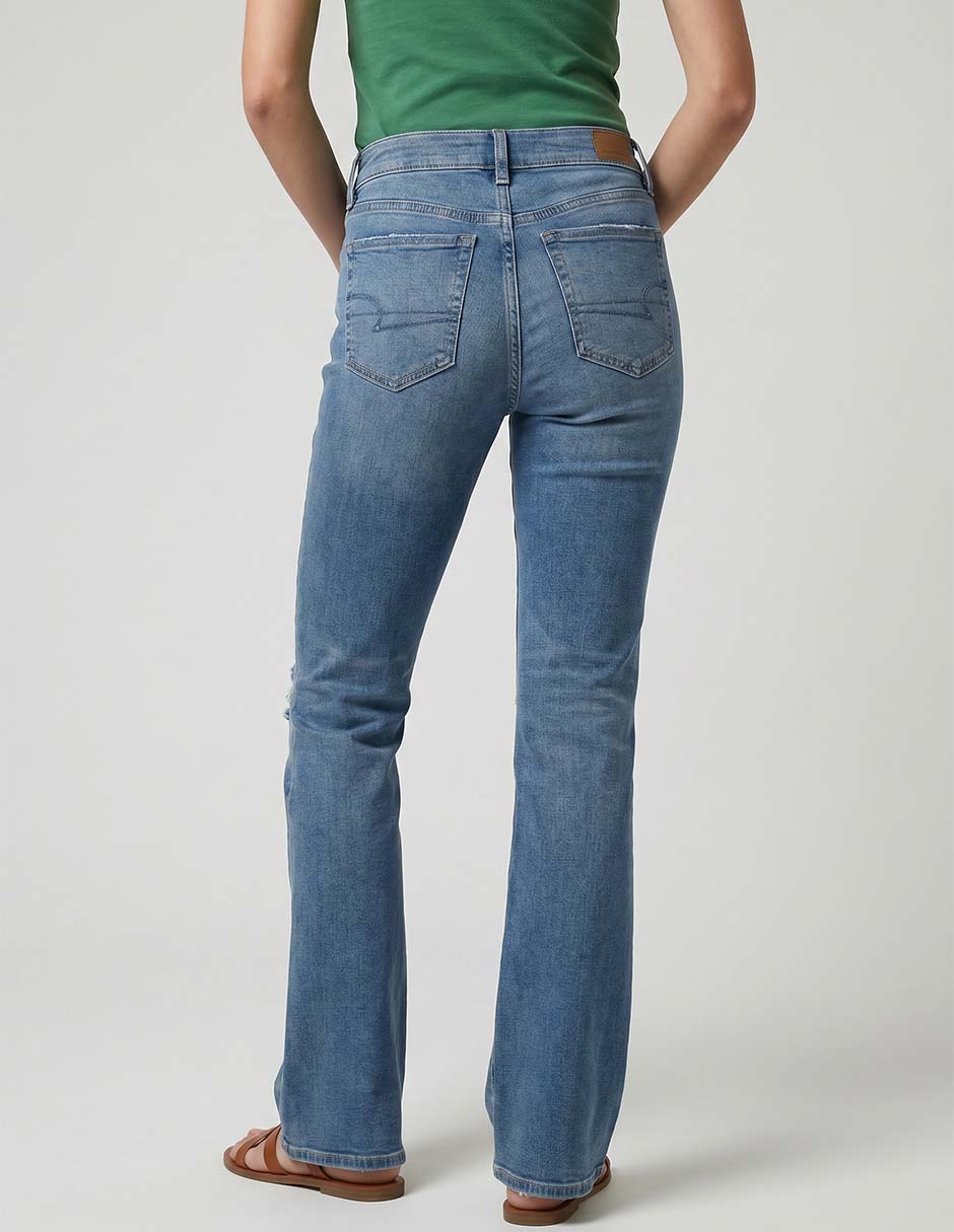 Jeans regular boot american eagle wmns kick boot d ae jeans corte cintura para mujer