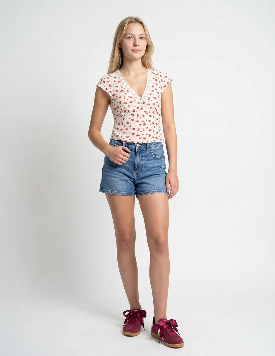 Short de mezclilla para mujer 8