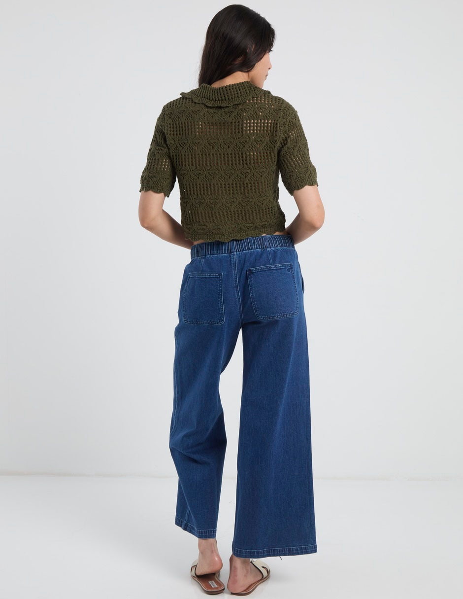 Jeans wide leg American Eagle para mujer